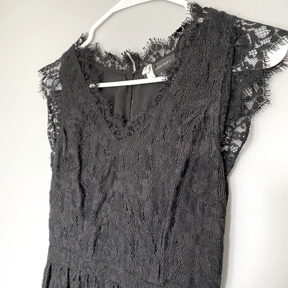 MM Couture Black Dress